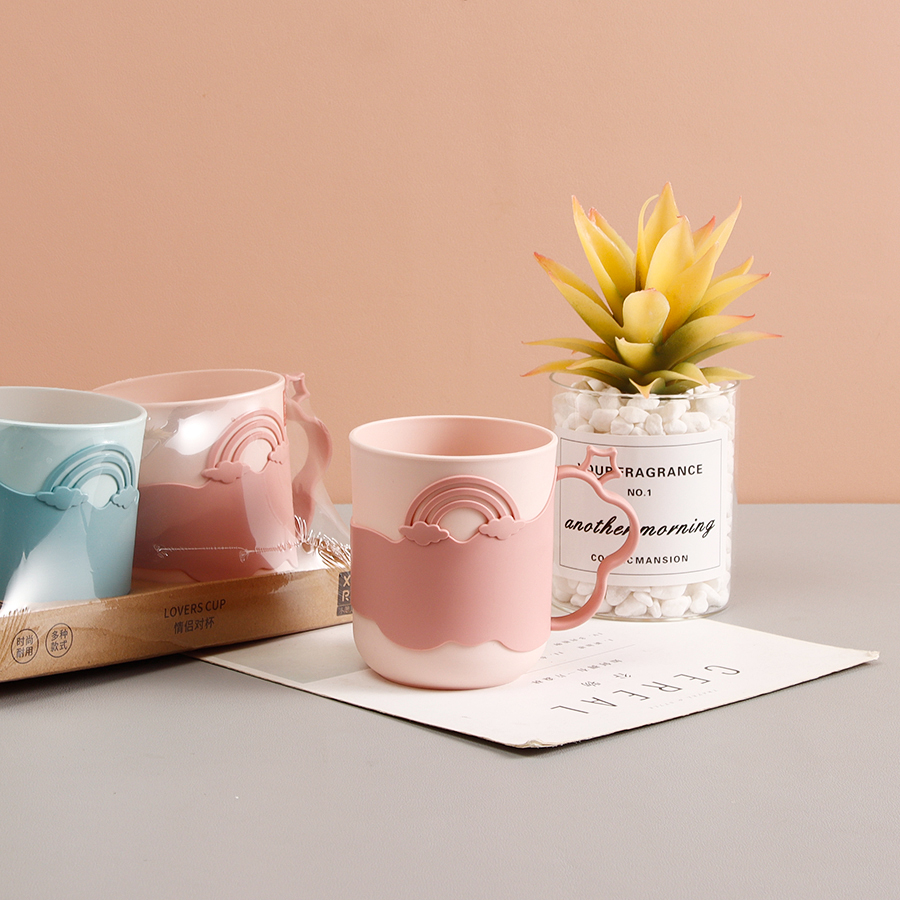 彩虹雙色口杯/對(duì)杯