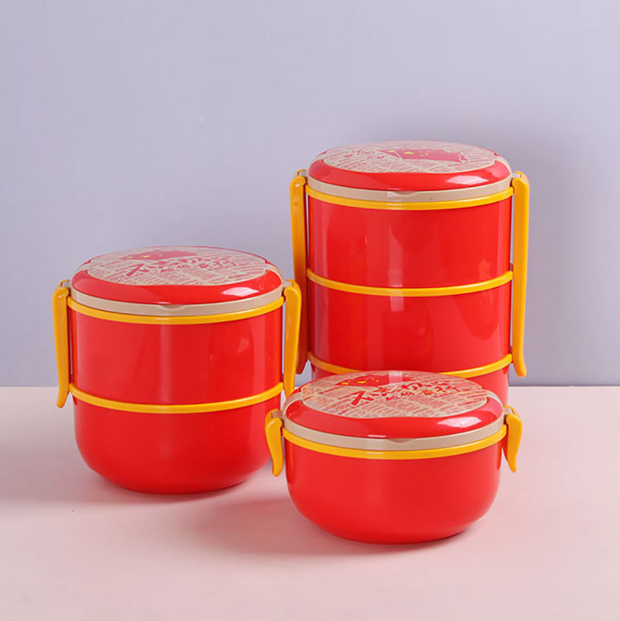 時代特色提手圓形單層